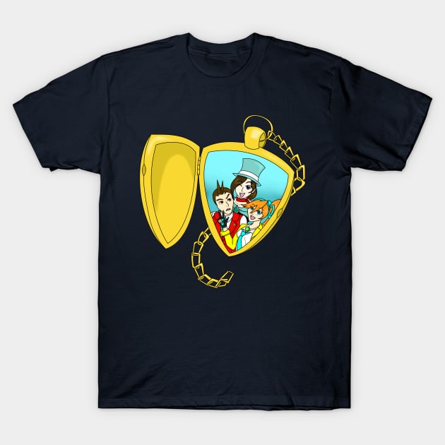 Phoenix Wright's New Locket T-Shirt by LunaHarker